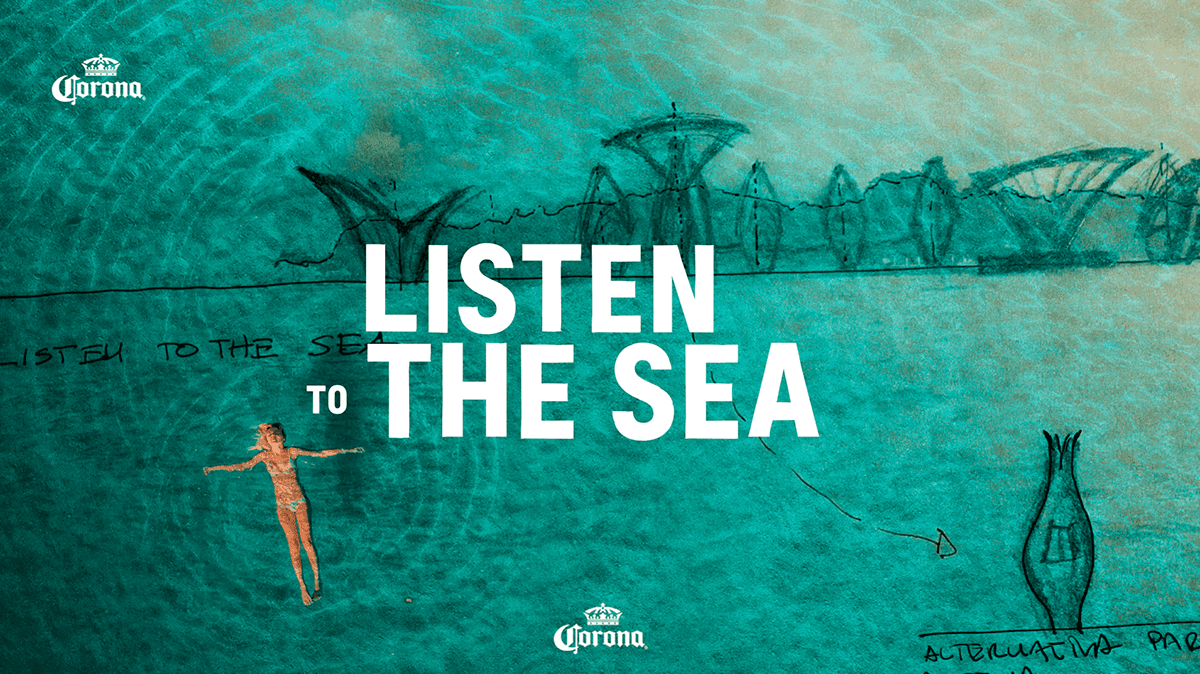 "Listen to the Sea" concept moodboard