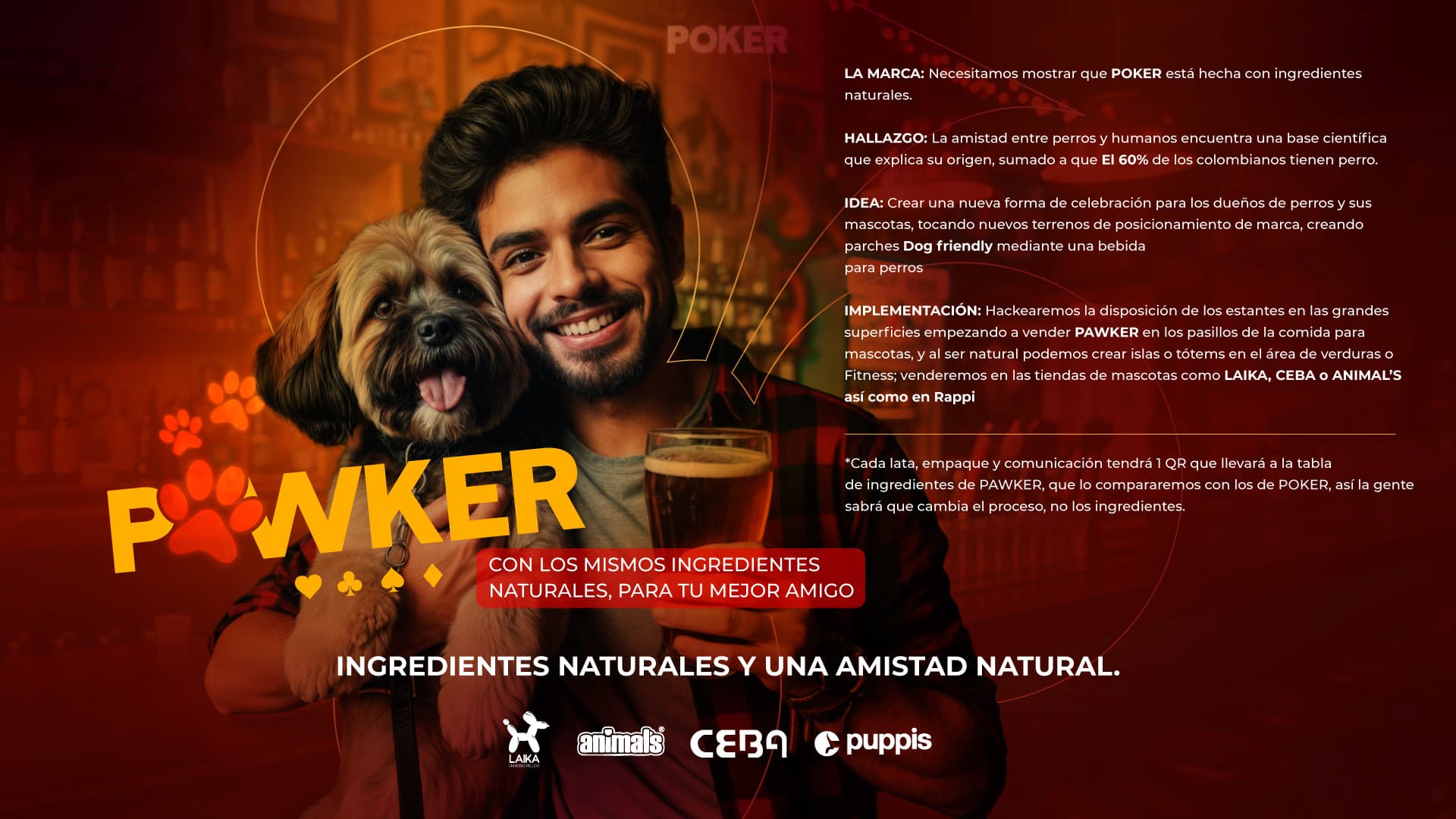 "Pawker" dog-friendly campaign concept